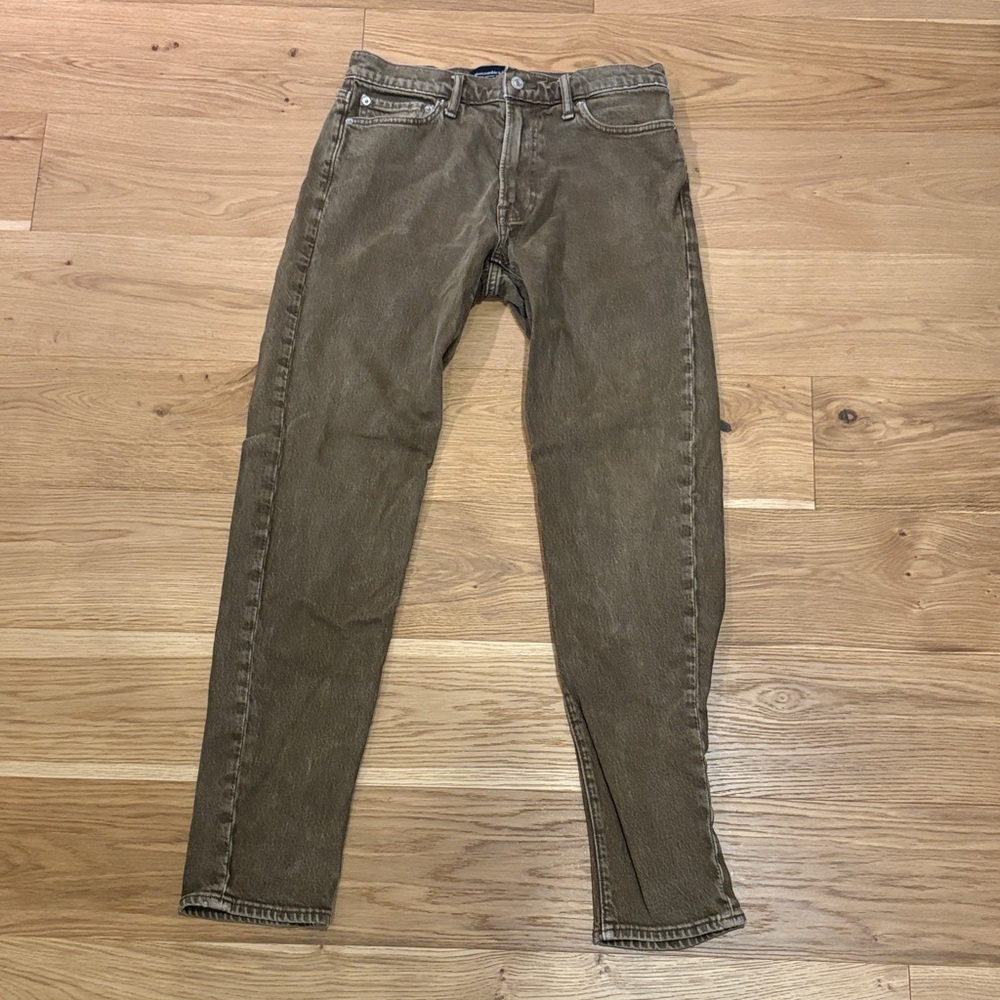 Abercrombie & Fitch Vintage Stretch Jeans - Brown
